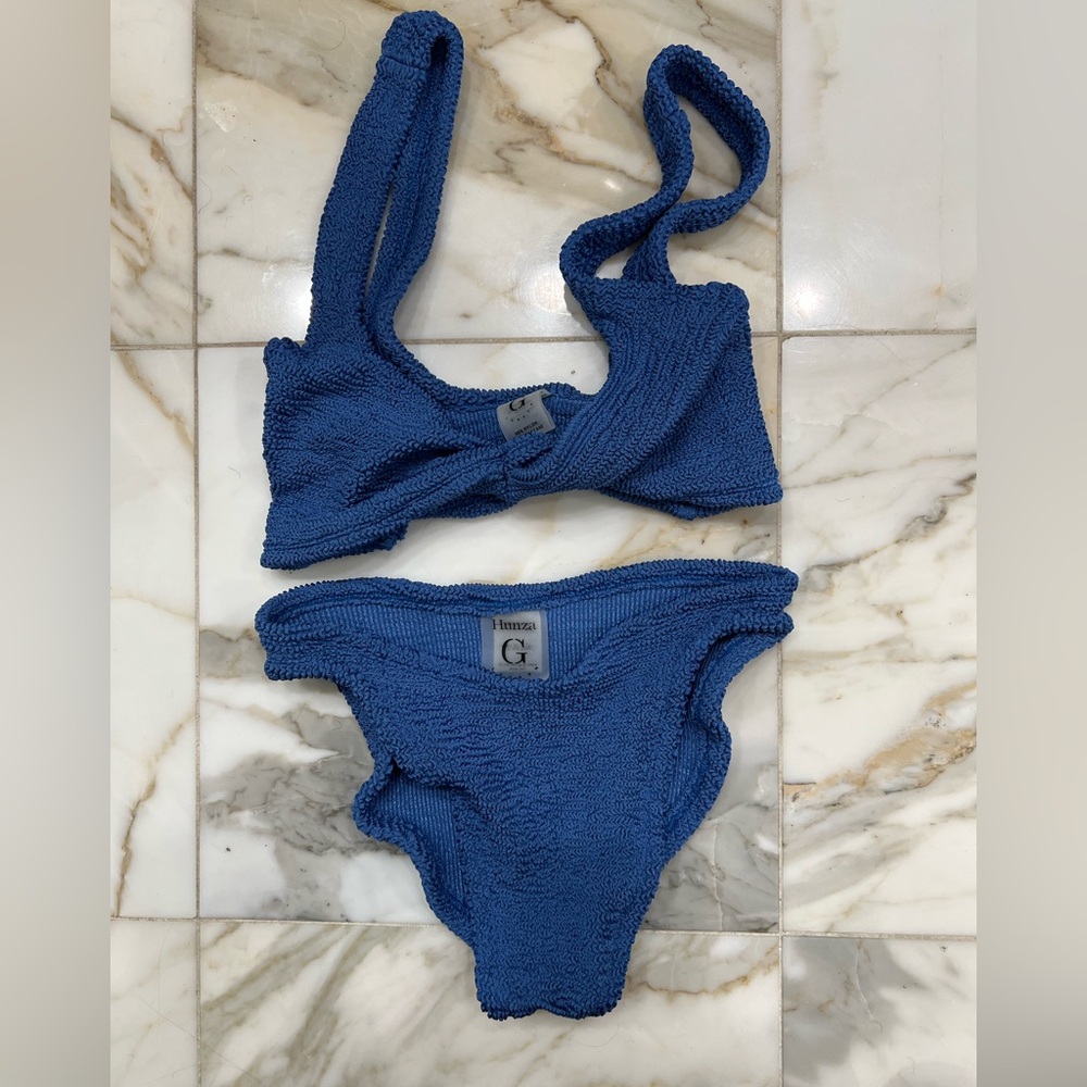 Hunza G Blue Bikini Set